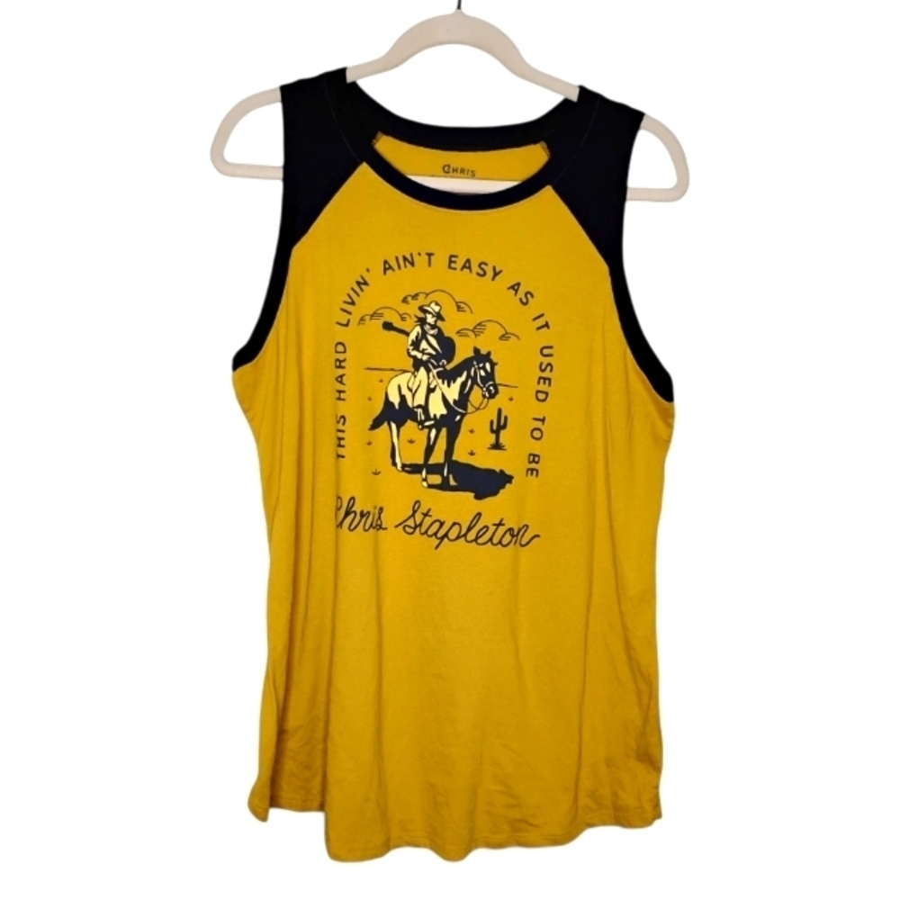 Chris Stapleton Classic Fit Raglan Tank Top Torrid Size 2 2X 18/20 Country Music